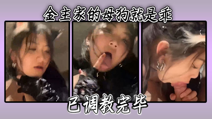 金主家的母狗就是乖，已调教完毕